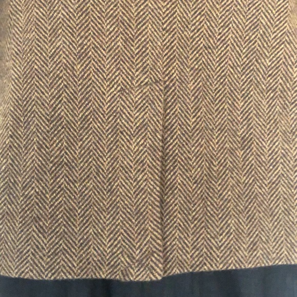 Lauren Ralph Lauren Black Label Brown Herringbone Jacket NWOT - Picture 7 of 16